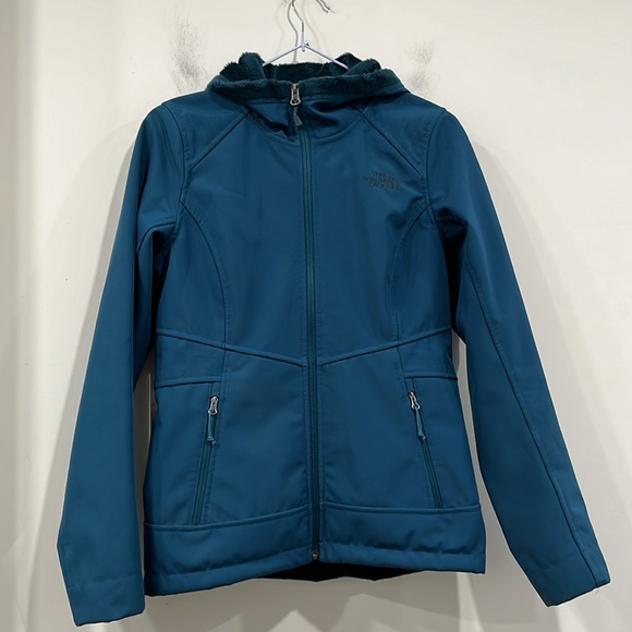 The North Facee Windwall Fleece Lined Preuss Softshelll in Dark Teal size XS - Picture 2 of 15